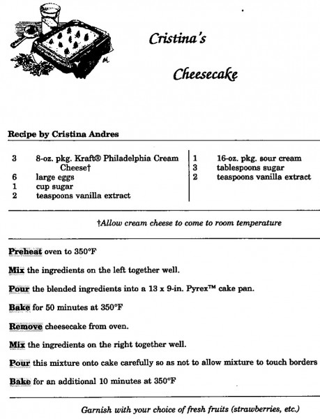 Cristina’s Cheesecake