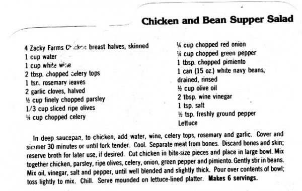 Chicken & Bean Supper Salad