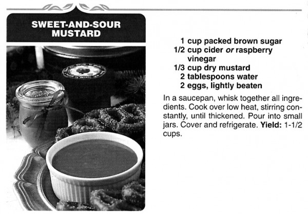 Sweet & Sour Mustard